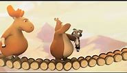 Bears! vs Moose Bridge, Funny cartoon