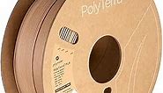 Polymaker Dual Color Matte PLA Filament 1.75mm Gradient Wood, Coextrusion 1.75 PLA 3D Printer Filament 1kg - Experience a Unique Dichromatic Matte Finish with PolyTerra PLA 1.75mm (+/- 0.03mm)