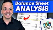 How To Read & Analyze The Balance Sheet Like a CFO | The Complete Guide To Balance Sheet Analysis
