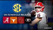2024 SEC SCHEDULE RELEASED: Analysis and Reactions, as Alabama clashes with Oklahoma | CBS Sports