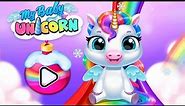 Fun NewBorn Pony Care Kids Game ♡ My Baby Unicorn ♡ Cute Pet Care & Makeover Game