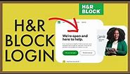 Login H&R Block: How to Sign in H&R Block Account?