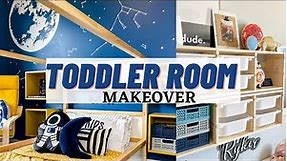 Toddler Bedroom Makeover | Toddler Room Tour | Boys Room Before & After
