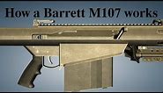 How a Barrett M107 works