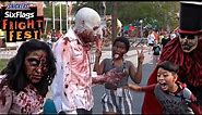 Six Flags Fright Fest Scares On Camera - Opening Night San Antonio