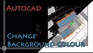 Autocad 2019 - How to change the background colour