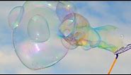 Giant Bubbles Popping in Slow Motion - The Slow Mo Guys