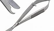 Spring Action Micro Snip Stitch Removing Castroviejo Scissors 5.5 Inches for Fine Stitch Removal, Embroidery, and Micro Surgical Sutures by Artman Instruments
