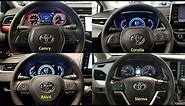 Toyota Steering Wheel Controls and Multi-Information Display (Corolla, Camry, RAV4,Sienna)
