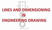 1.3-Lines and Dimensioning in Engineering Drawing