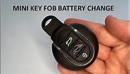 BMW Mini Cooper Key Fob Battery Replacement
