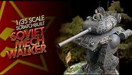 ☭ I made a 1/35 Scale WW2 Era Soviet Mech Walker Diorama from Scratch!
