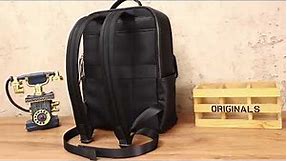 The Zilla | Black Leather Backpack for Men