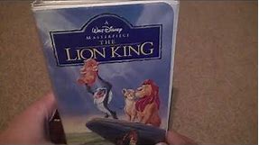 The Lion King VHS Unboxing