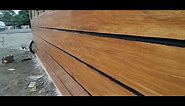 Paano magwood grain o haspe sa Concrete wall Step by step Video Tutorial ( Wood Graining) by TBLD