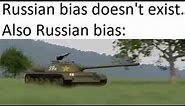 Russian bias doesn't exist.