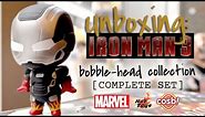 Iron Man 3 Bobble-head Collection by Cosbi / Hot Toys (Full Case) | Unboxing