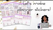 Let's make planner stickers! DIY Classic Happy Planner Template for Cricut Users