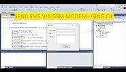 C# - Send SMS using GSM MODEM