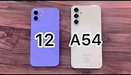 Samsung Galaxy A54 vs iPhone 12