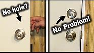 How to Bore Holes for Deadbolt, Doorknob and Latch Install | Metal or Wood Door
