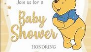 Baby shower Winnie video invitation​ 🧸🍼 Winnie Pooh INVITATIONS