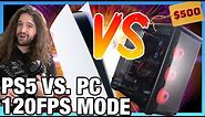 PlayStation 5 120FPS Mode vs. PC 120FPS: Benchmarks & Graphics Quality Comparison