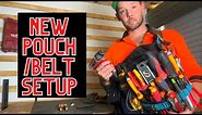 Makita Tool Belt and Pouch. Electricians every day carry setup