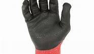 Milwaukee Large Red Nitrile Level 3 Cut Resistant Dipped Work Gloves 48-22-8932