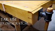 010 Tail vise for my woodworking workbench. TOOLMAKE19