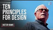 Ep 8 Ten principles for design Dieter Rams - Design Stories