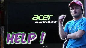 I need help | Acer Explore Beyond Limits Stuck on this Logo | Acer Boot up Problem