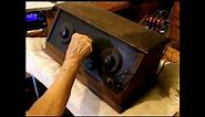 RESTORING A 1920'S BATTERY RADIO