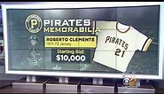 Roberto Clemente Game-Worn Jersey, World Series Trophy Up For Auction