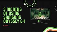 3 months of using Samsung Odyssey G4 25-inch 240hz Gaming Monitor | Review