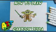 How to Draw CARTOON YODA