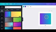 How to customize the color of a Gradient in Canva