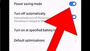 Battery Saver | Battery Saver Settings Android | Ultra Battery Saver
