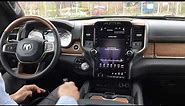 How to use the 12" inch Touchscreen Display on a Ram Truck