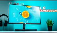 LG 21.5 Inch 22MK600M IPS Gaming Monitor Review - The Budget Monitor Under 7000/-