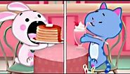 Bunny Pancake, Cat Milkshake Wreck It Ralph 2