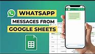 Send WhatsApp Message from Google Sheets | With the Free Google Sheet Template