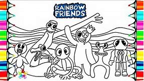 Roblox Rainbow Friends Coloring Pages / How to color All Seven / Syn Cole - Need Ya [NCS Release]
