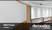 Decoustics Fabric Wall Panel Installation