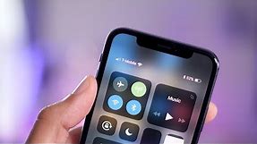How to view iPhone X battery percentage