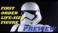FIRST ORDER STORMTROOPER LIFE SIZE FIGURE