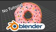 I Make a Donut in Blender w/ No Tutorial