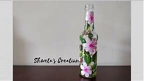 DIY Bottle Painting | How to paint on Wine Bottle | Best Out Of Waste