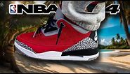 HOW TO MAKE Air Jordan 3 “Red Cement” In NBA 2K24 Shoe Creator