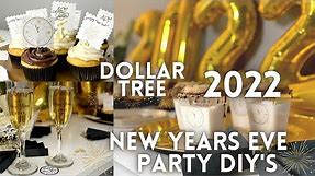 New Year’s Eve Party DIY ideas | Dollar Tree DIY New Years 2022 | DIY New Year Decorations